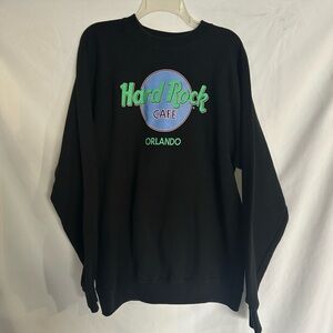 Hard Rock Cafe Orlando Vintage Black Sweater